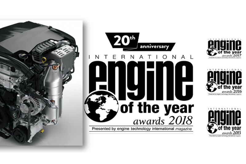 PureTech-Turbo-Benzinmotor der Groupe PSA zum vierten Mal in Folge "Engine of the Year"