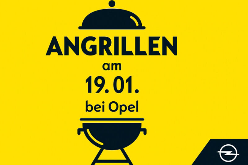 Angrillen bei Opel: Am 19. Januar mit den Sondermodellen "120 Jahre"