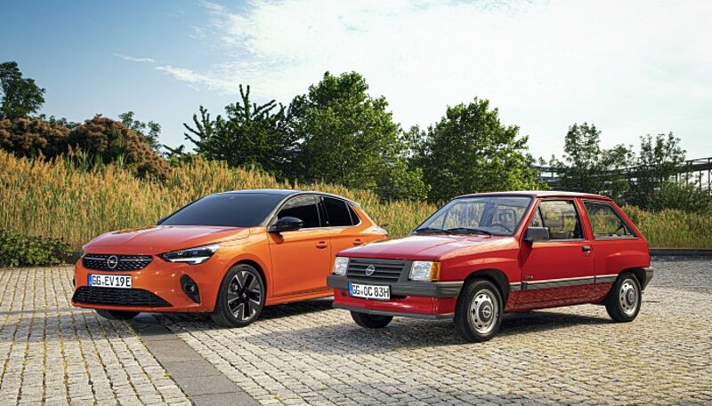 Oldtimerfahrt Hessen-Thüringen: Korso mit dem Opel Corsa